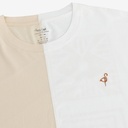 Upcycling t-shirt oversized homme manches courtes MARGOUM & LOSANGE VERSION 2