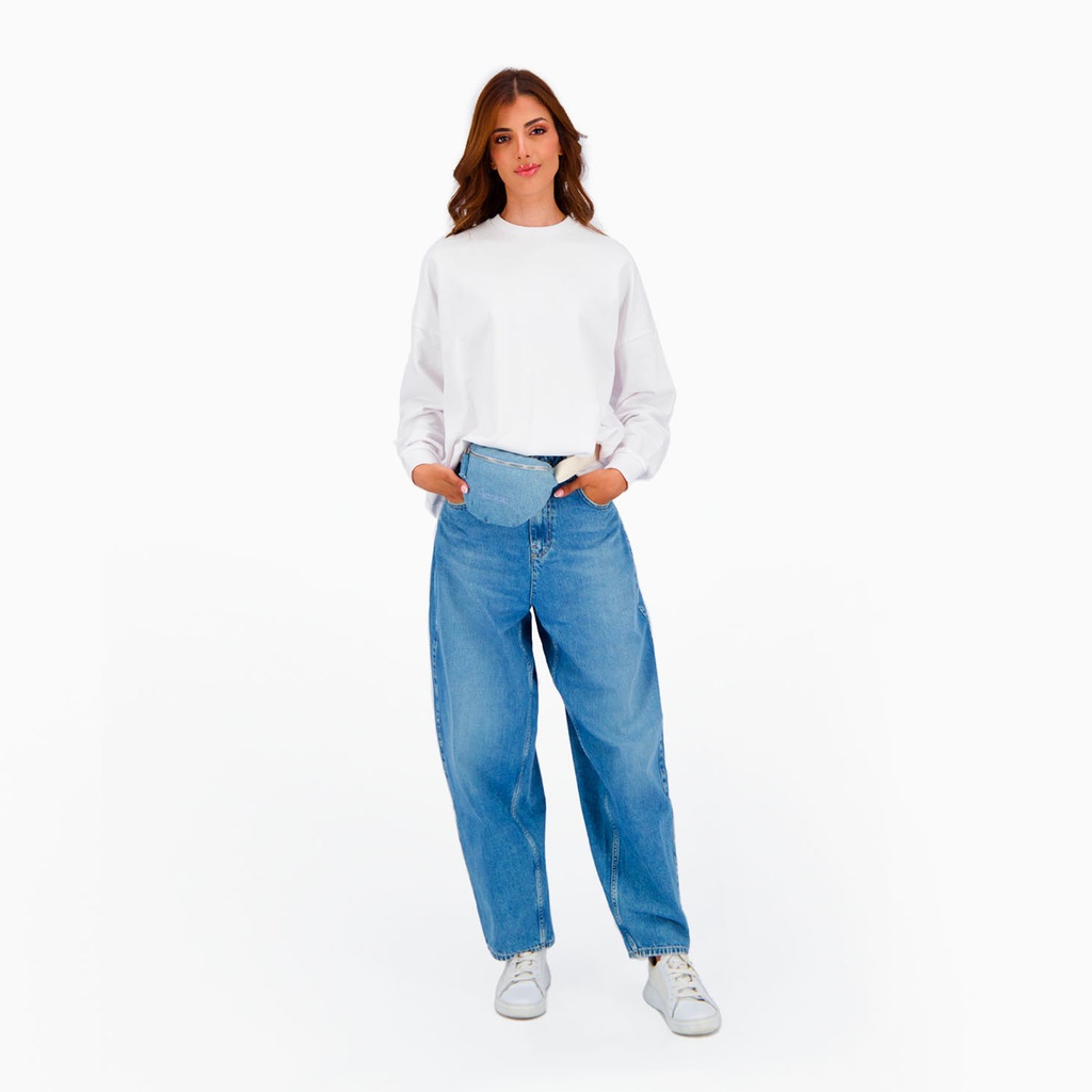 Sweat oversized femme avec broderie