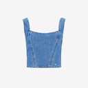 Upcycling top femme jeans V1