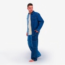 Upcycling chemise western homme en jeans bi-couleur - SHEMS V2