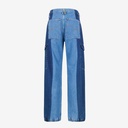 Upcycling cargo homme en jeans bi-couleur - KAMIL 2.0