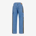 Upcycling carpenter homme en jeans bi-couleur - KARIM