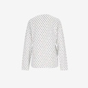 Pyjama femme manches longues imprimé cœur