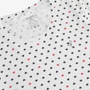 Pyjama femme manches longues imprimé cœur