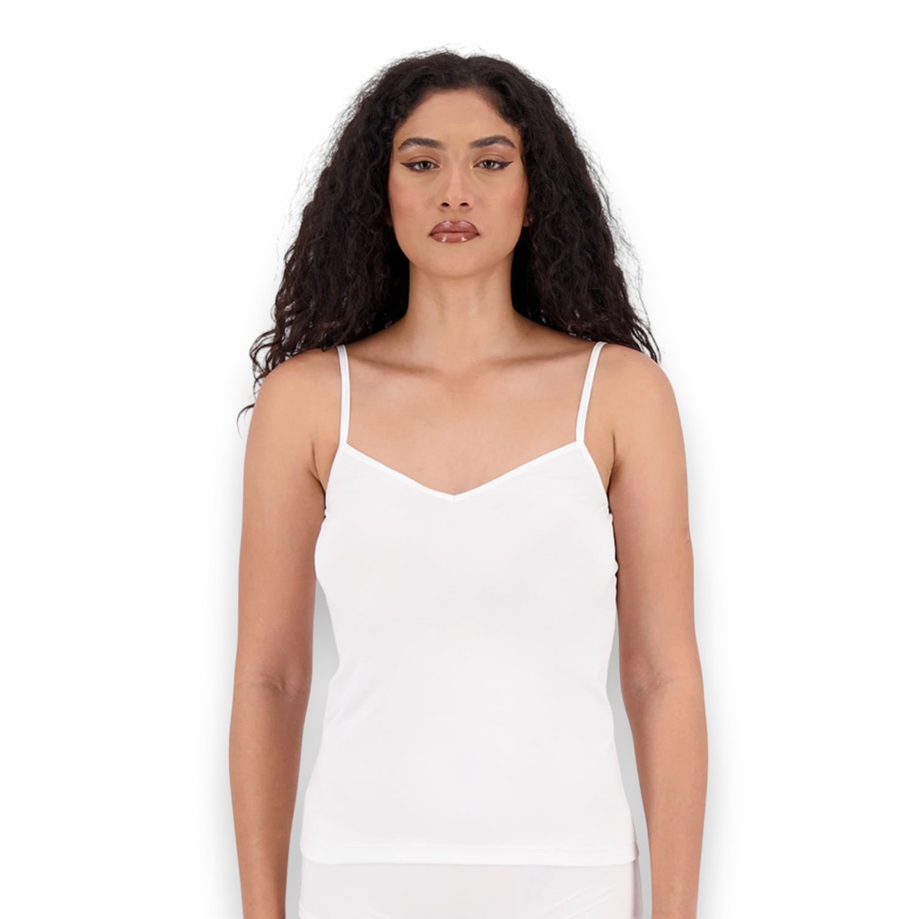Lot de 2 Caracos femme col V en microfibre extensible