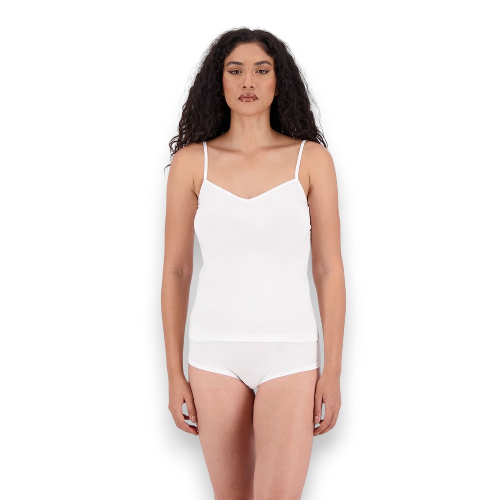 Lot de 2 Caracos femme col V en microfibre extensible