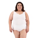 Culottes femme grande taille en microfibre extensible