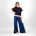 Sweat fille avec volants