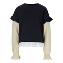 Sweat fille avec volants