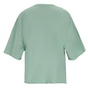 Sweat oversized femme manches courtes   avec broderie