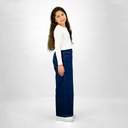 T-shirt crop fille manches longues avec perles