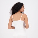 Caraco femme col V en microfibre extensible