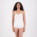 Caraco femme col V en microfibre extensible