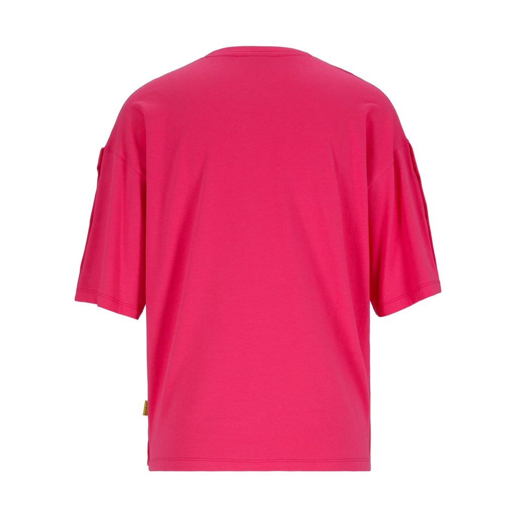 T-shirt femme sur taille avec boutons pression ONLY POSITIVE VIBES