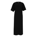 Robe maxi femme manches courtes avec broderie