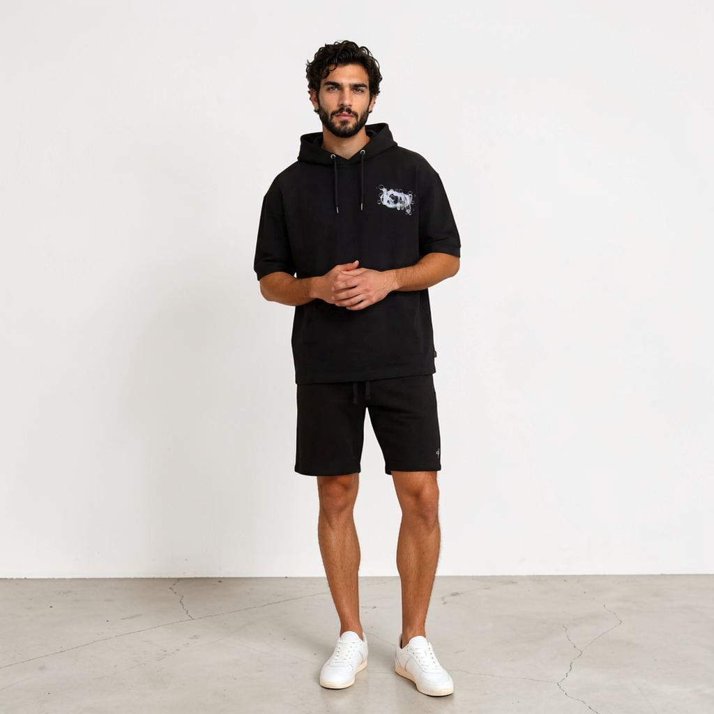 Hoodie homme manches courtes KTN