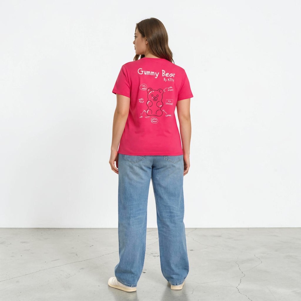 T-shirt femme manches courtes Gummy Bear