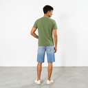 T-shirt homme manches courtes délavé MOOD عال العال