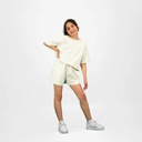 Sweat sur taille fille manches courtes avec pin up