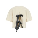 Sweat sur taille fille manches courtes avec pin up