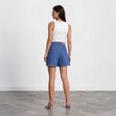 Top côtelé femme avec broderie