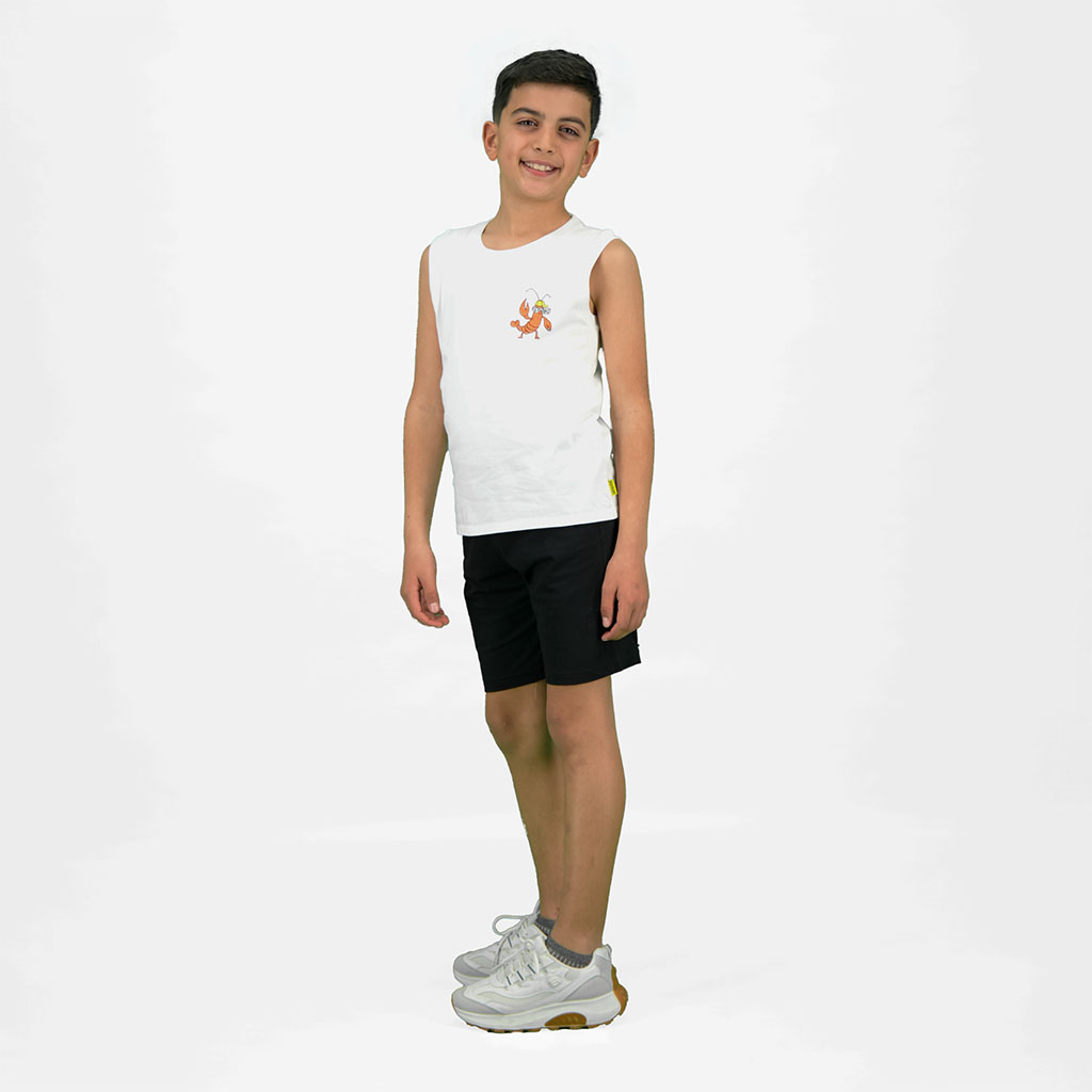 Ensemble garçon débardeur et short MISTER FUNNY SHRIMP