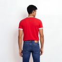 T-shirt unisexe manches  courtes contrasté  تونس تجمعنا