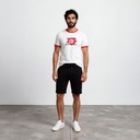 T-shirt unisexe manches  courtes contrasté  نسور قرطاج ديما فالعلالي