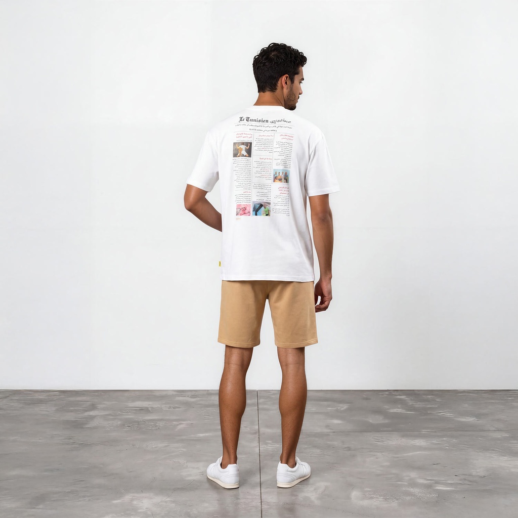 T-shirt oversized unisexe manches  courtes JARIDA