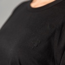 T-shirt asymétrique femmme avec dentelle manches courtes