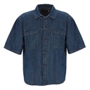 Chemise unisexe manches courtes en lin