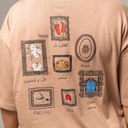 T-shirt oversized femme manches courtes avec fentes VIBE تونسية