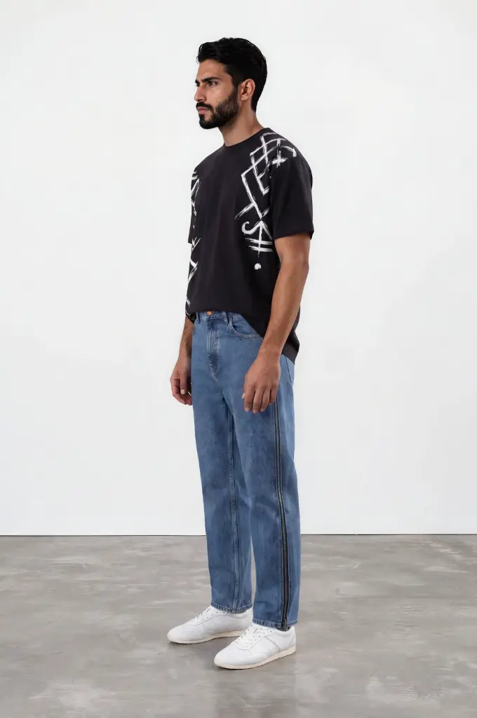 Baggy jeans unisexe Mo2dular - 11TUNIS FASHION WEEK 2024.webp