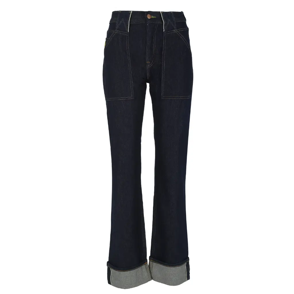 Straight unisexe selvedge avec revers en jeans Selvedge And Raw Look - TUNIS FASHION WEEK 20242.webp