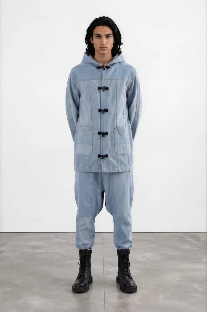 Kachabya unisexe en jeans1.webp