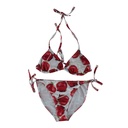 Bikini femme imprimé applications