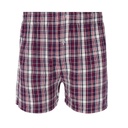 Caleçon chaine & trame homme à carreaux en coton pur