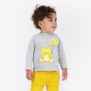 T-SHIRT BEBE MANCHES LONGUES OURS BALLONS