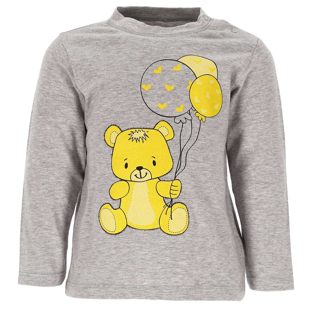 T-SHIRT BEBE MANCHES LONGUES OURS BALLONS
