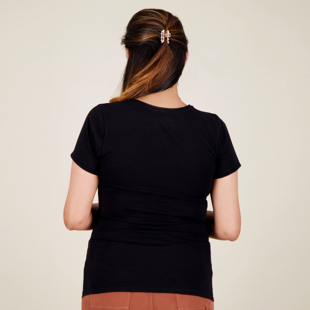 T-SHIRT FEMME ENCEINTE COL ROND&MANCHE COURTE MOTHER HOOD
