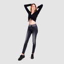 T-shirt femme manches longues avec cordon de serrage