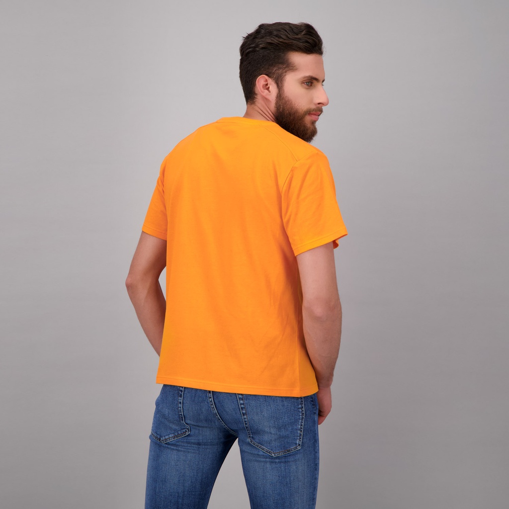 T-shirt homme manches courtes avec épaulette flamant rose