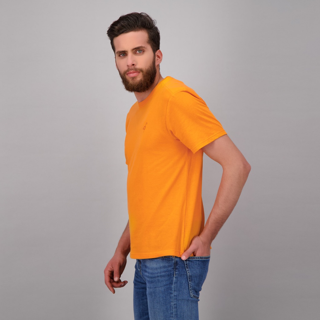 T-shirt homme manches courtes avec épaulette flamant rose