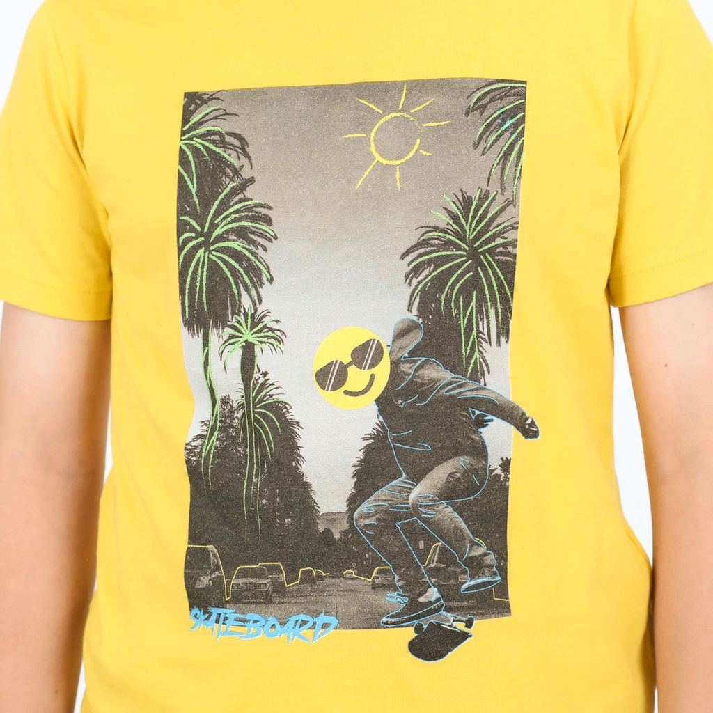 T-shirt garçon manches courtes SKATE BOARD