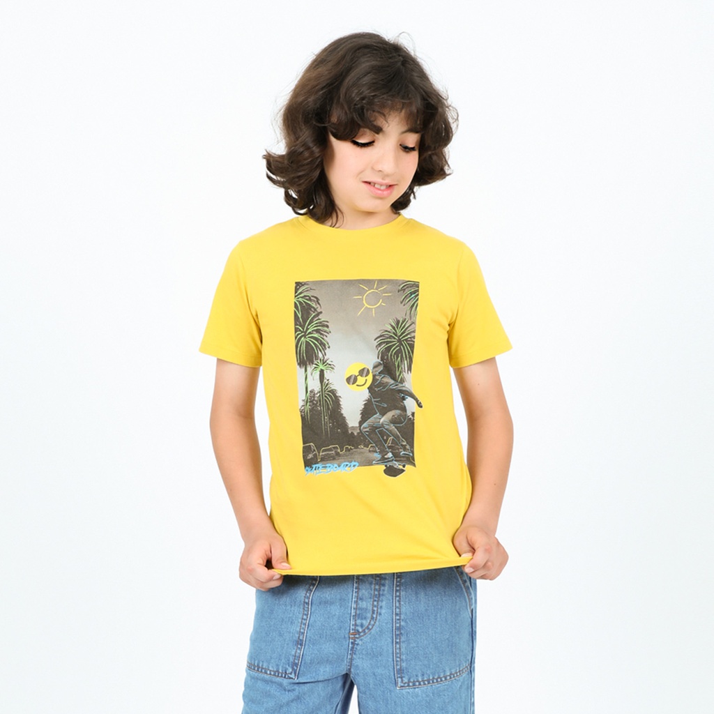 T-shirt garçon manches courtes SKATE BOARD