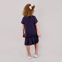 Robe fille manches courtes avec volant HOPE