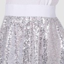 Jupe fille en tulle et élastique scintillant