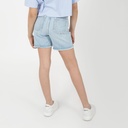 Short fille en jeans taille haute