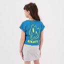 T-shirt fille demi manches nouée ENJOY