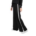 Jogger wide leg femme avec boutons pression